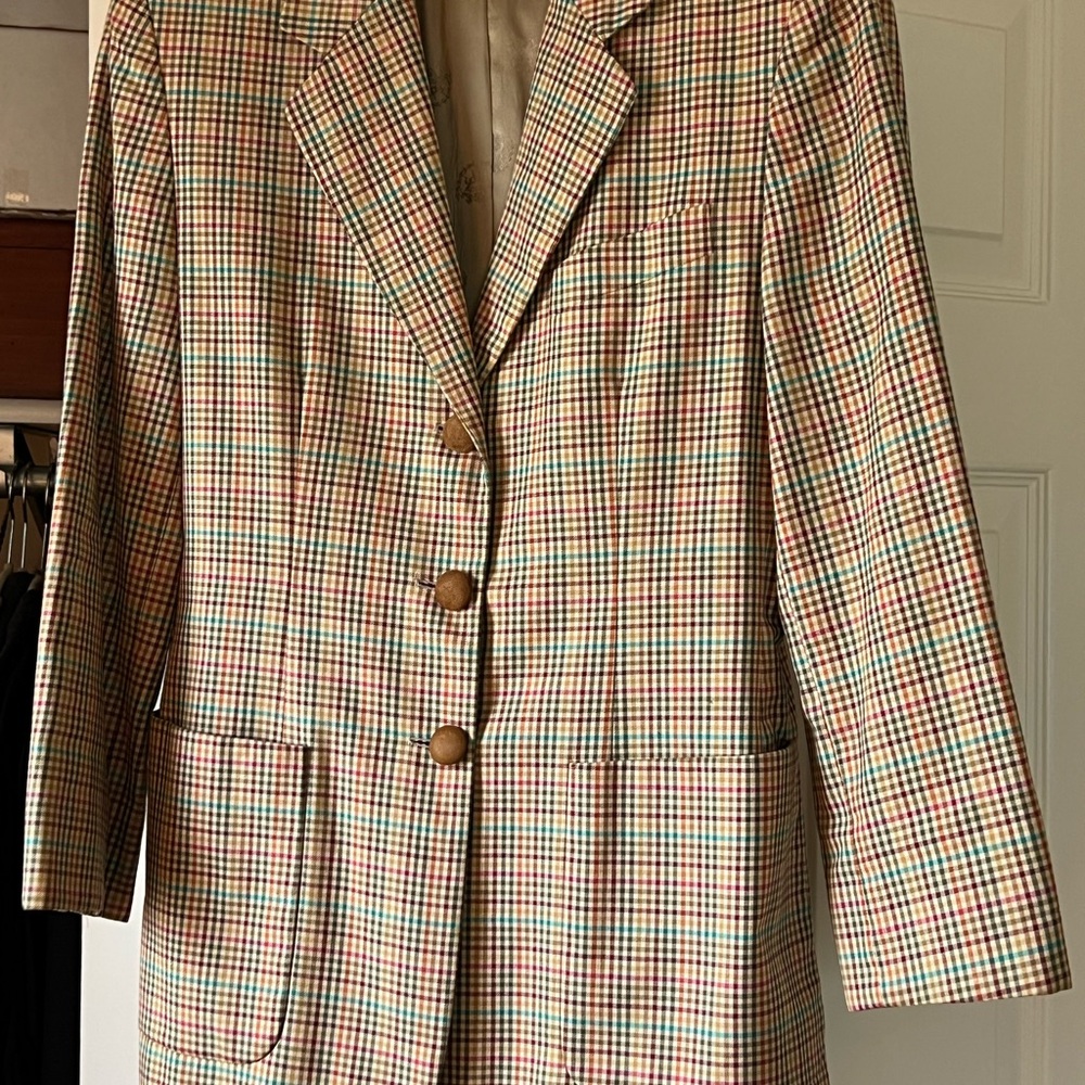 Plaid Women's Blazer